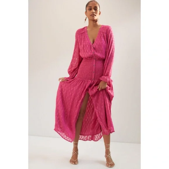 summer maxi dresses anthropologie By Anthropologie Square-Neck Floral Maxi Dress